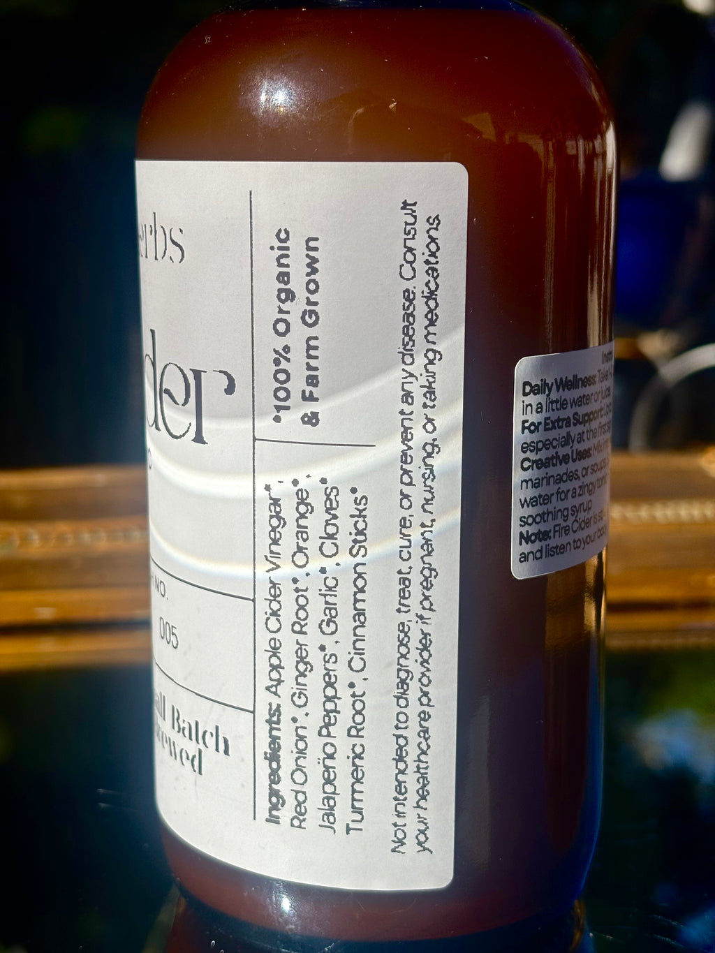 100% Organic Fire Cider